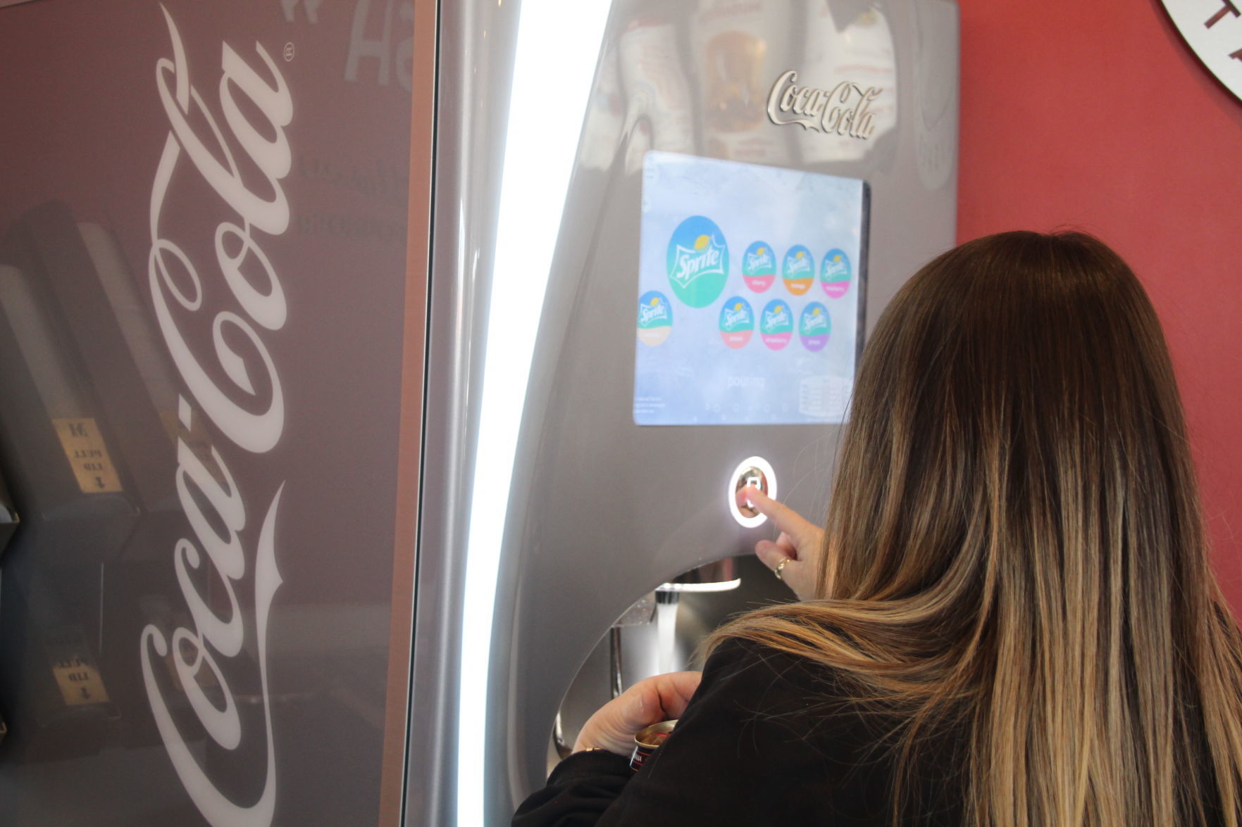 New soda machine